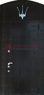 Металлическая арочная дверь ДА-22 высокого качества в Оренбурге