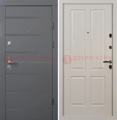 Квартирная железная дверь с МДФ панелями ДМ-423 в Шатуре