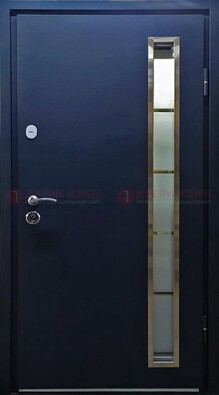 Металлическая дверь с порошковым покрытием и МДФ Белый дуб ДП-219 в Санкт-Петербурге