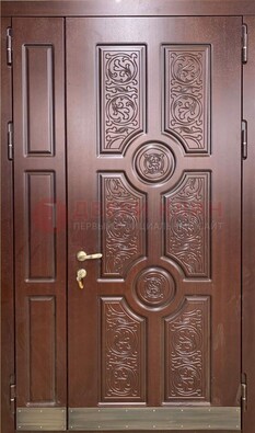 Парадная металлическая дверь с узором ДПР-74 в Санкт-Петербурге