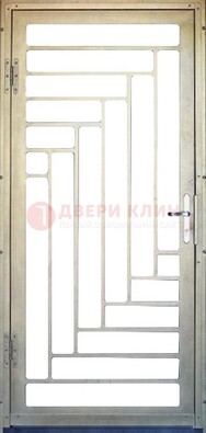Железная решетчатая дверь с узором ДР-41 в Санкт-Петербурге