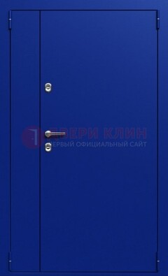 Синяя тамбурная дверь ДТМ-23 в Санкт-Петербурге