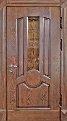 Входная дверь с виноритом и стеклом ДВТ-161 в Нижнем Новгороде