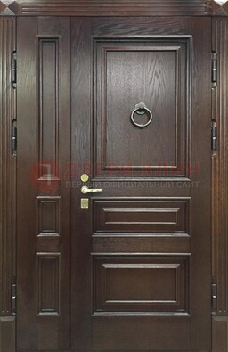 Полуторная металлическая дверь с виноритом ДВТ-253 в Санкт-Петербурге