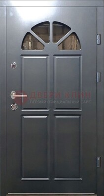 Темная входная дверь с виноритом и терморазрывом ДВТ-64 в Солнечногорске